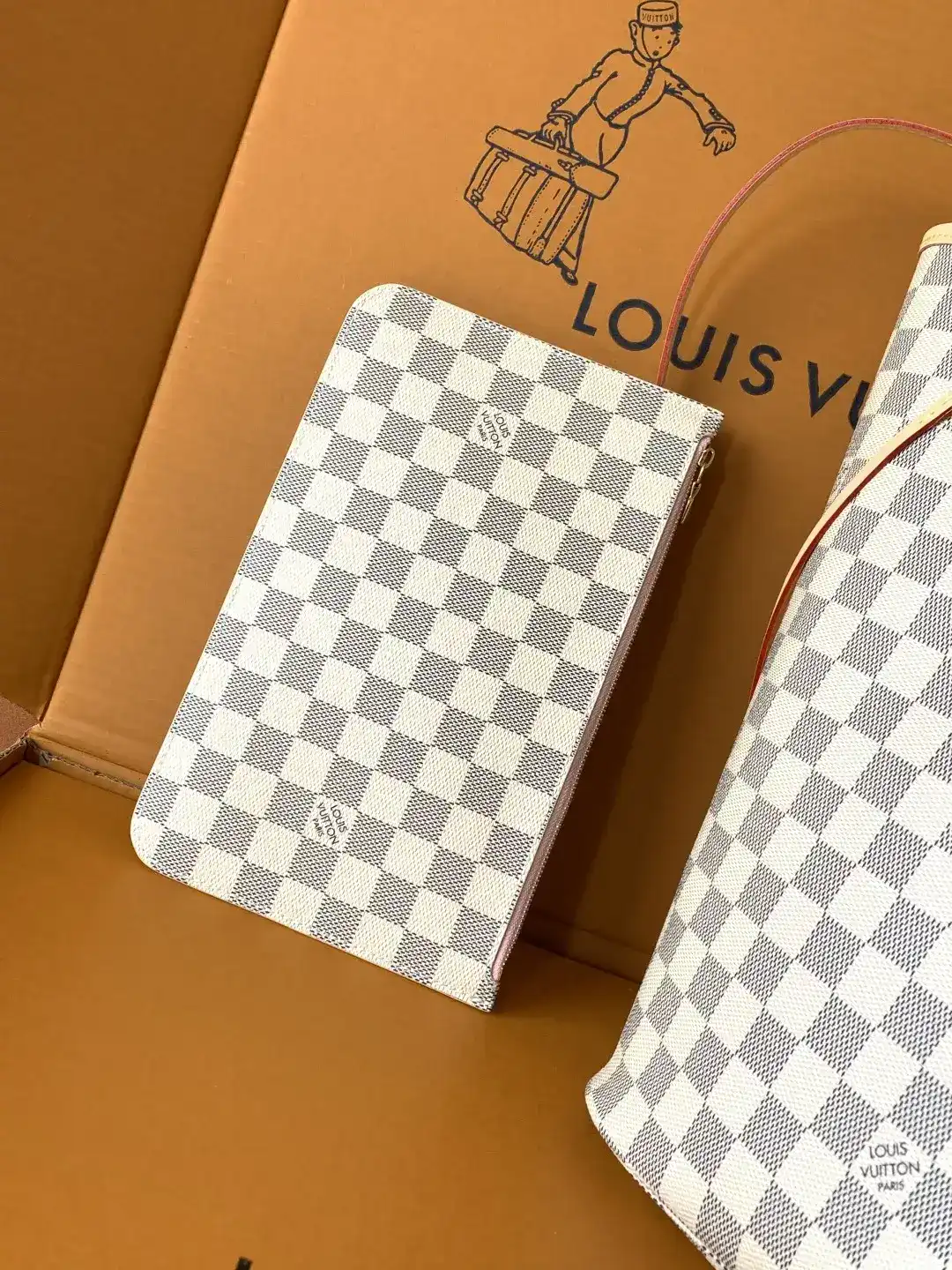 Louis Vuitton Pink Neverfull Monogram Canvas Tote Bag product photo from LabelPicks