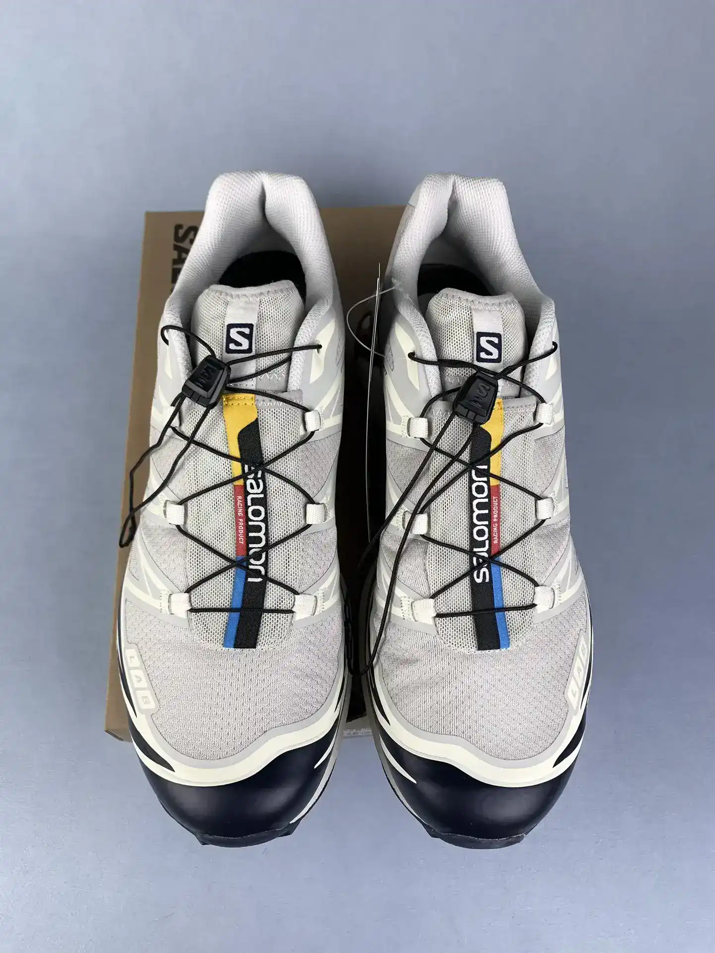 Salomon XT-6 “Lunar Rock Dark Sapphire” Shoes product photo from LabelPicks
