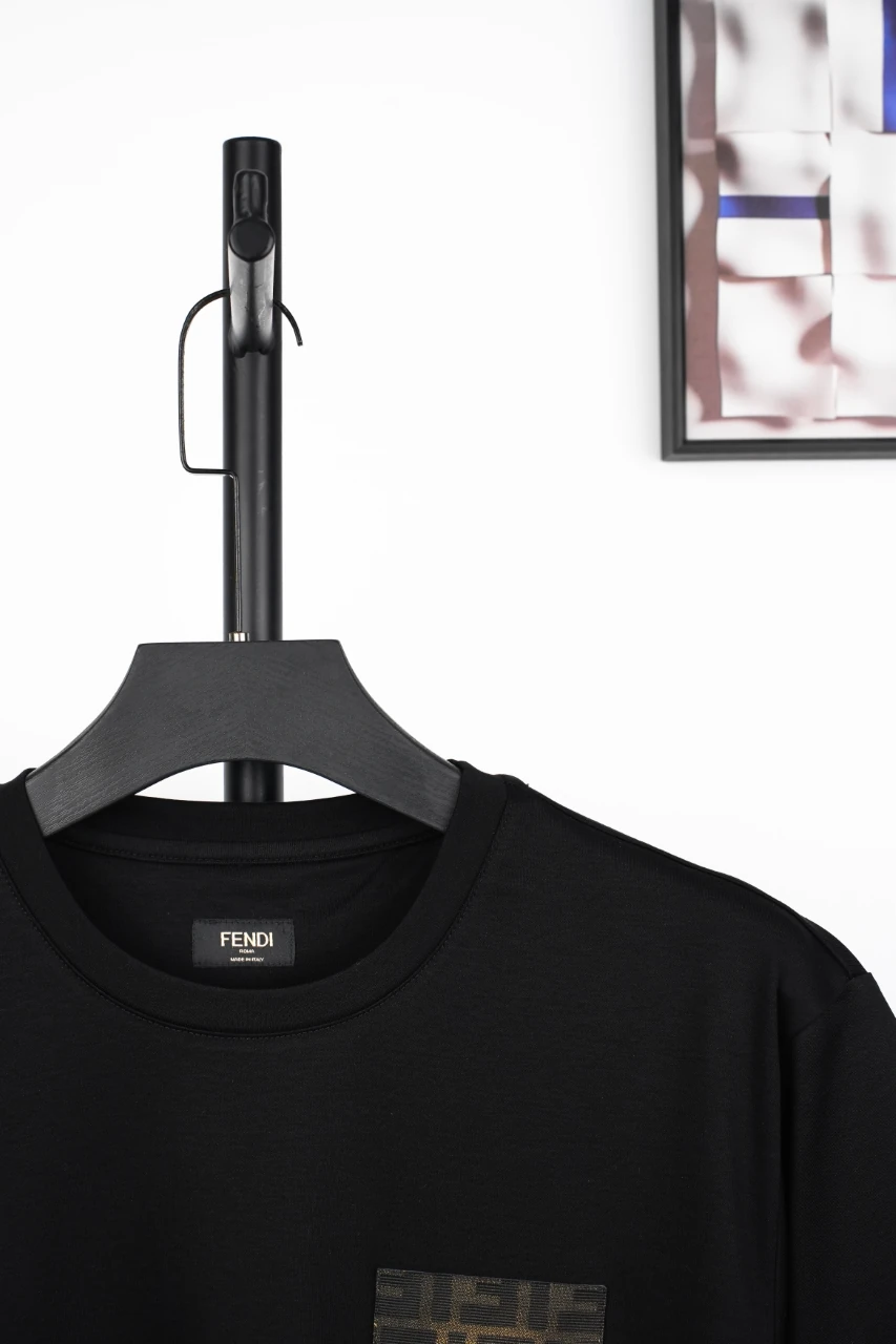 Fendi Black FF Chest Patch T-Shirt product photo from LabelPicks