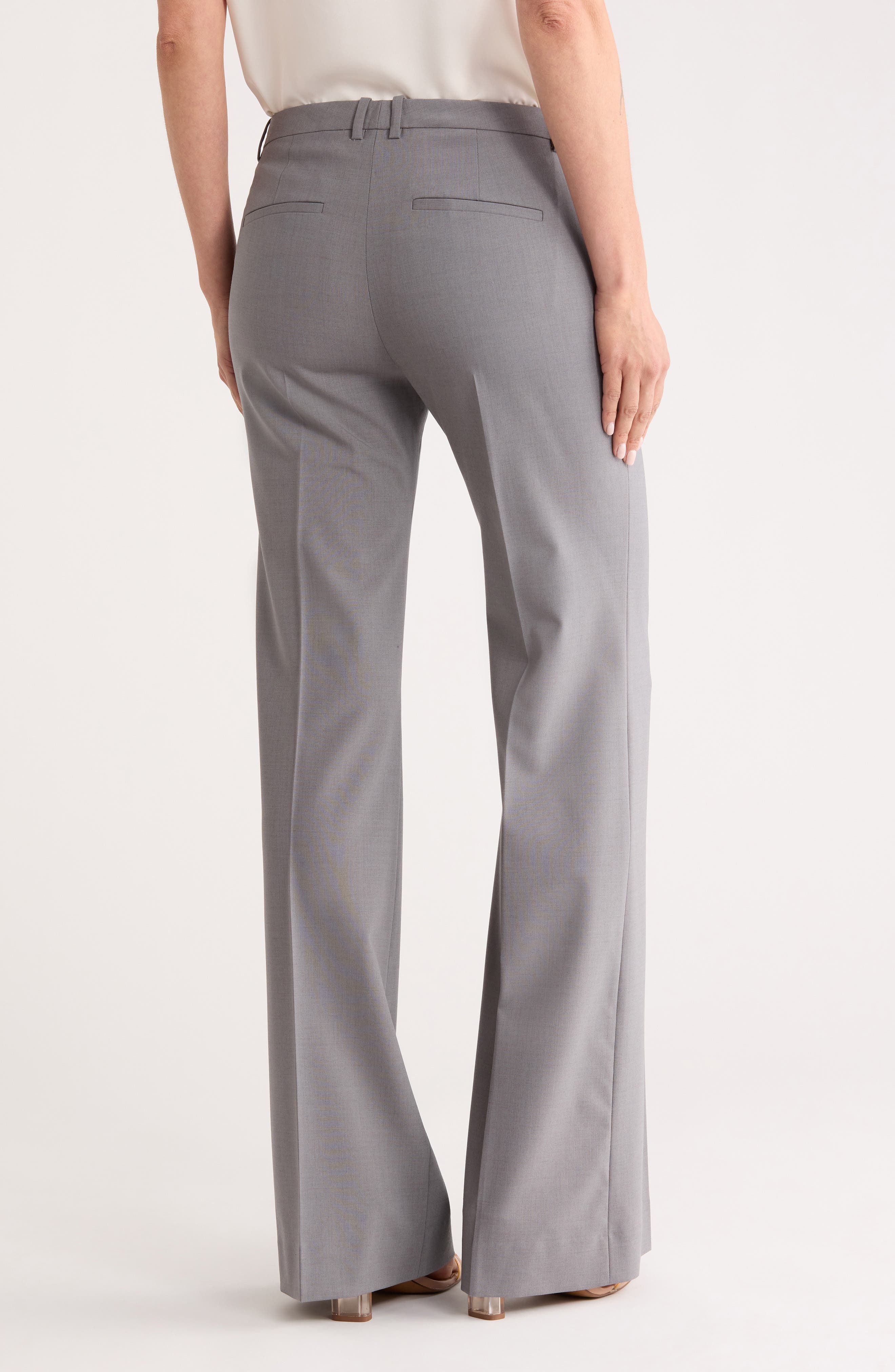 Theory Demetria Wool Blend Trousers