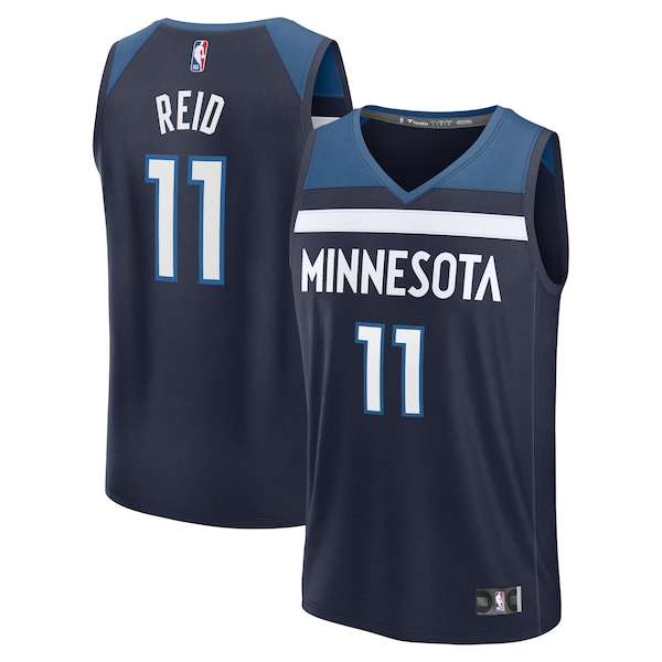 Naz Reid Minnesota Timberwolves  Youth Fast Break Replica Player Jersey - Icon Edition - Navy