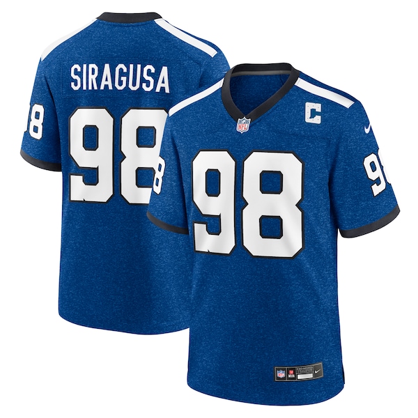Tony Siragusa Indianapolis Colts Nike Indiana Nights Alternate Game Jersey - Royal/Royal