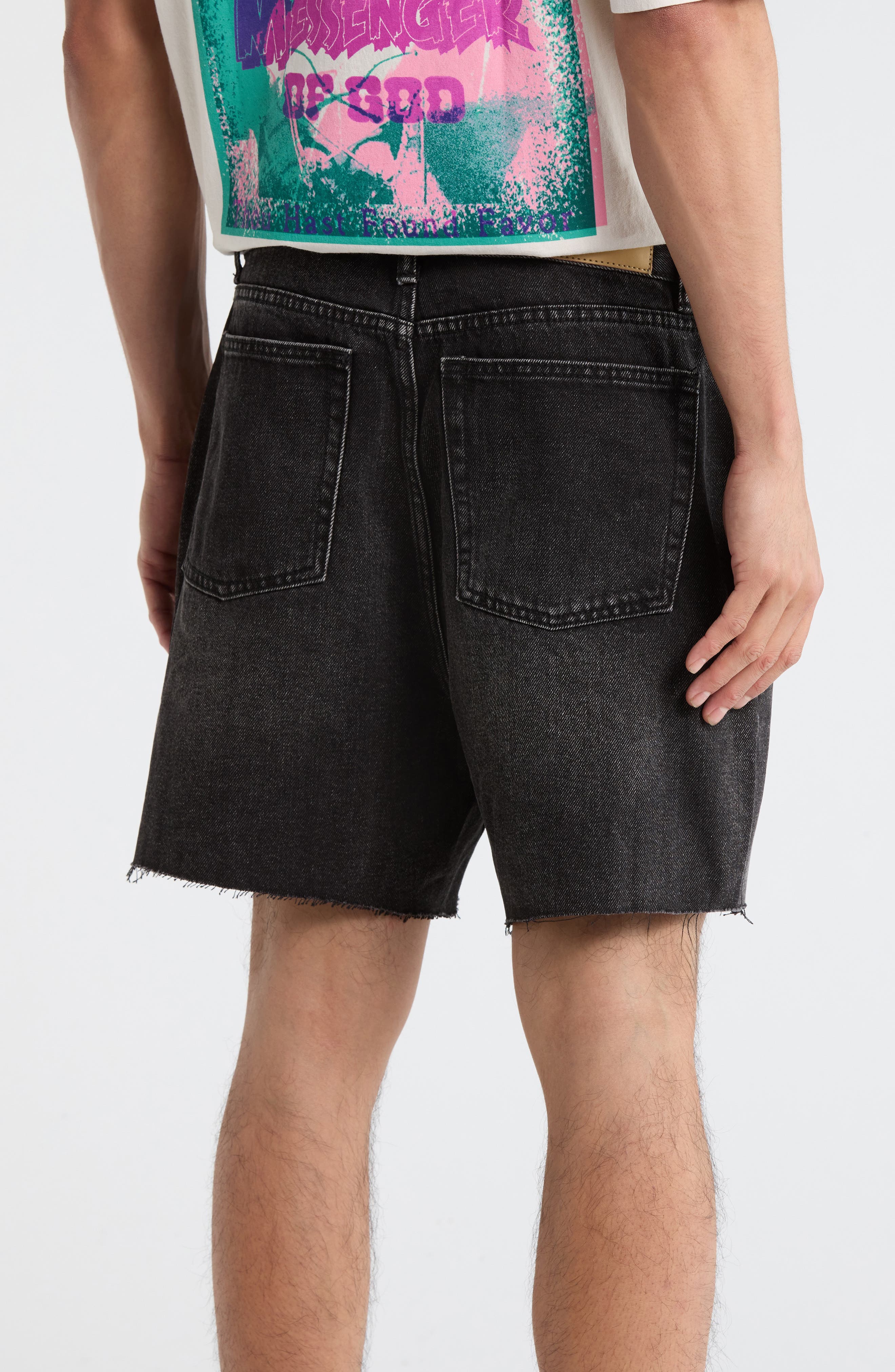 mnml Cutoff Denim Shorts