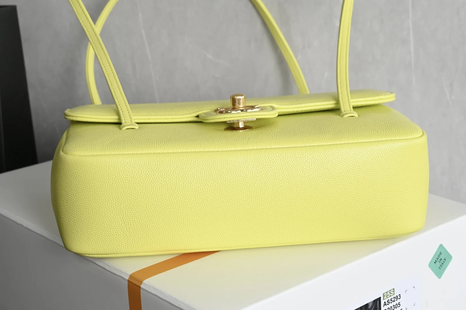 Chanel Yellow Calfskin Shoulder Bag product photo from LabelPicks