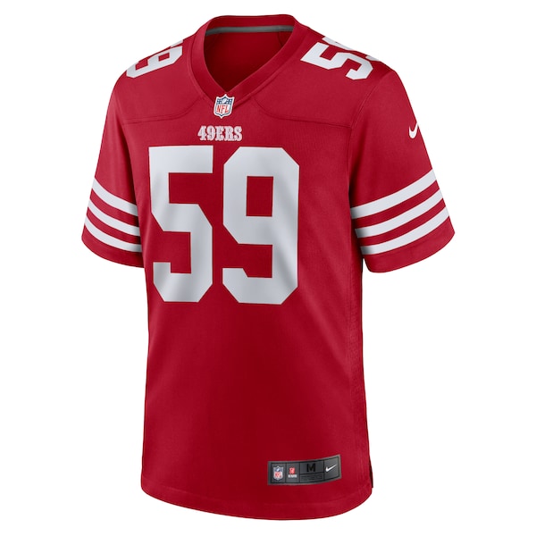 De'Vondre Campbell San Francisco 49ers Nike Team Game Jersey -  Scarlet