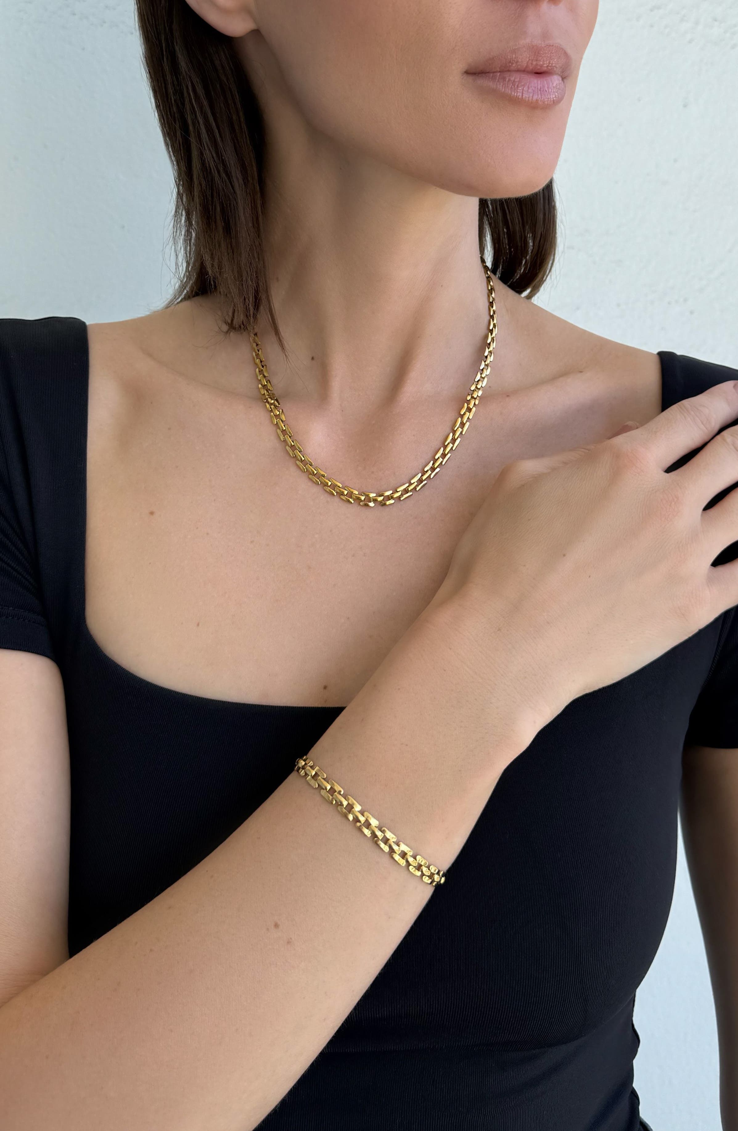 Adornia 18K Gold Plated Chain Necklace