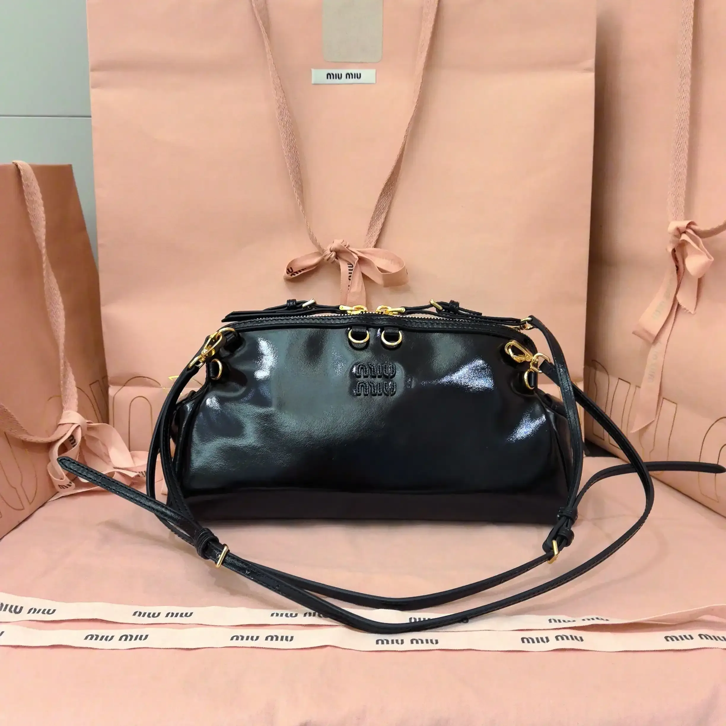 Miu Miu Calfskin Top Handle Bag product photo from LabelPicks