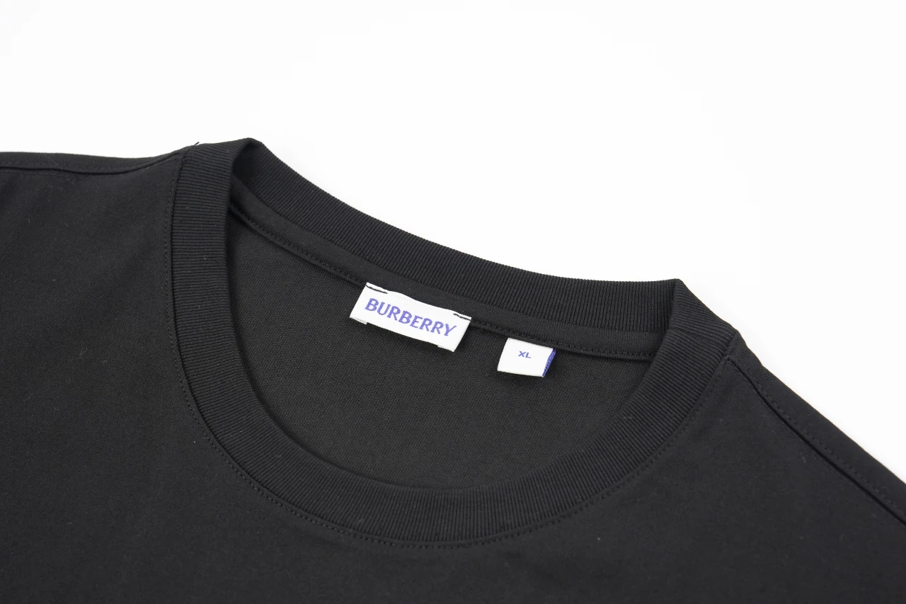 Burberry Black Large Check Pocket Crewneck T-Shirt product photo from LabelPicks