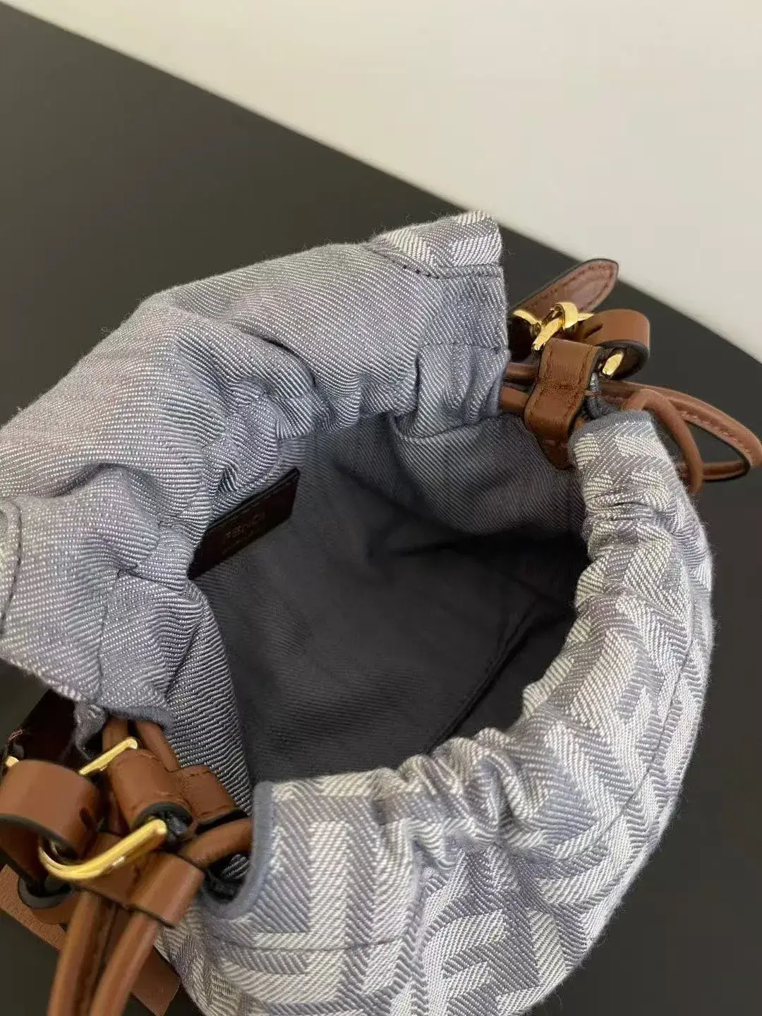 Fendi Baguette Brown Calfskin Bucket Bag product photo from LabelPicks