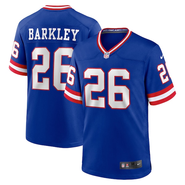 Saquon Barkley New York Giants Nike Classic Player Game Jersey - Royal
