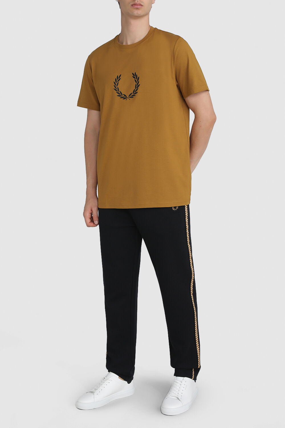 FRED PERRY חולצת טי מכותנה