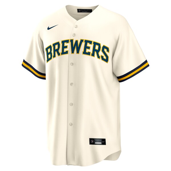 Rhys Hoskins Milwaukee Brewers Nike Home Replica Player Jersey - Cream