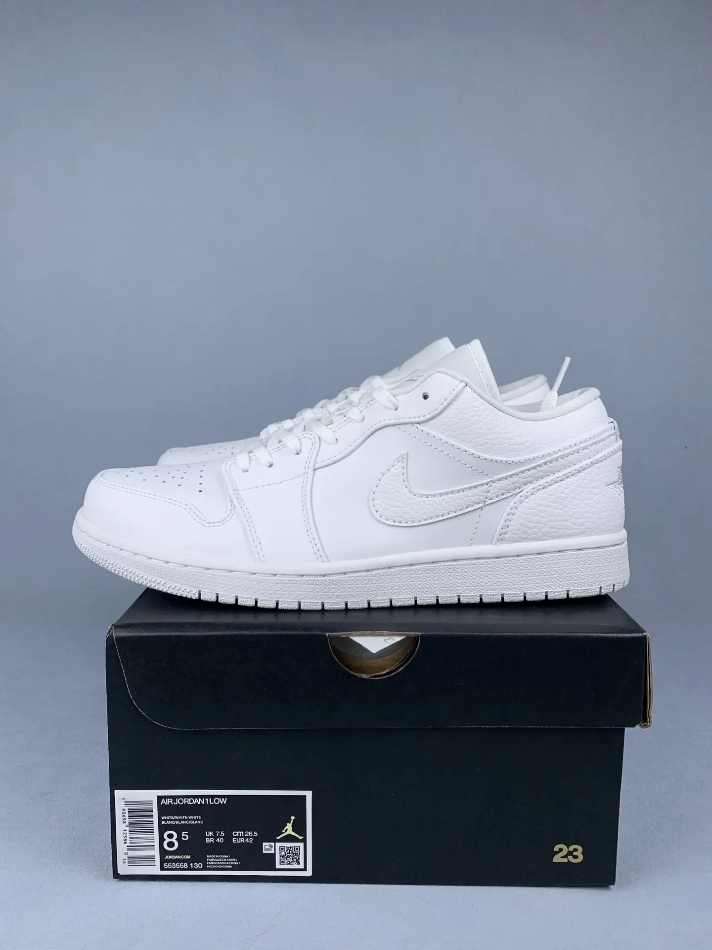 Air Jordan 1 Low 'Triple White' Shoes product photo from LabelPicks