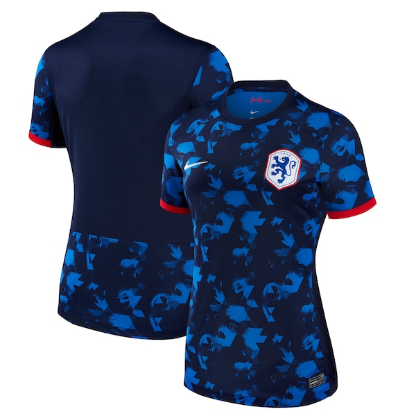 Netherlands Women's National Team Nike Women's 2023 Away Stadium Replica Jersey - Blue