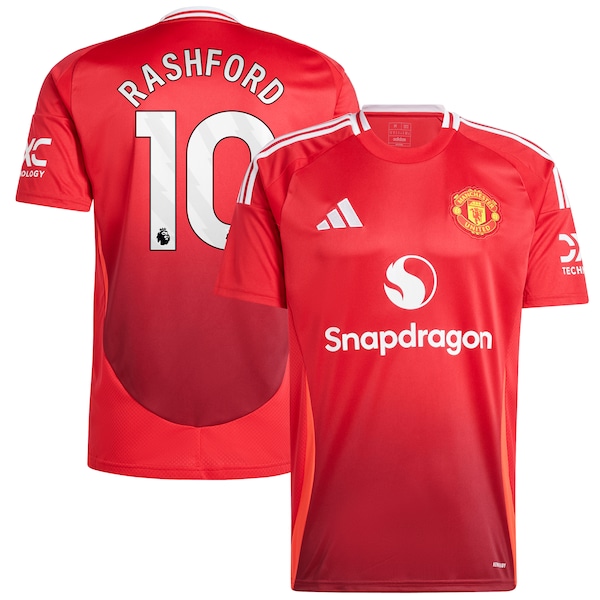 Marcus Rashford Manchester United 2024/25 Home Replica Player Jersey - Red