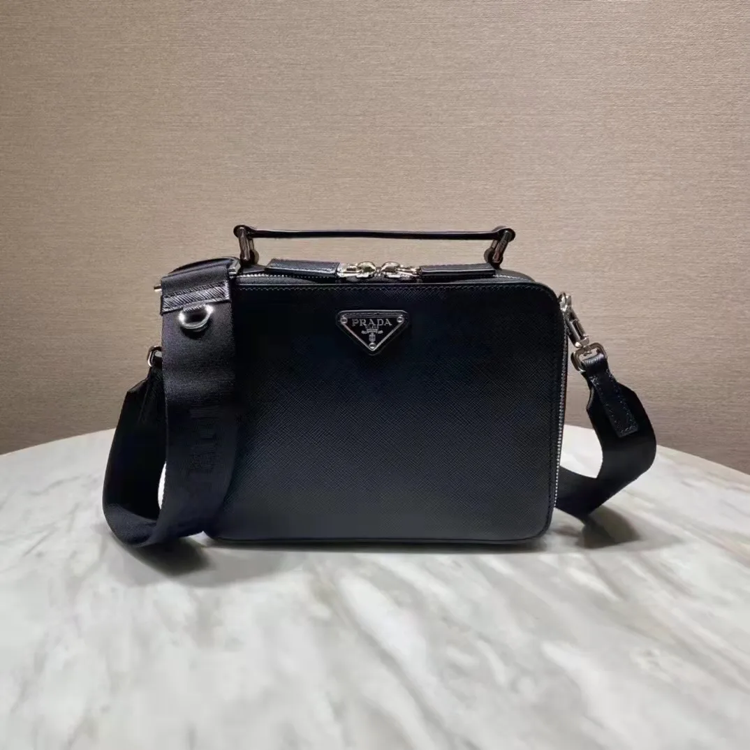 Prada Grained Leather Shoulder Bag product photo from LabelPicks