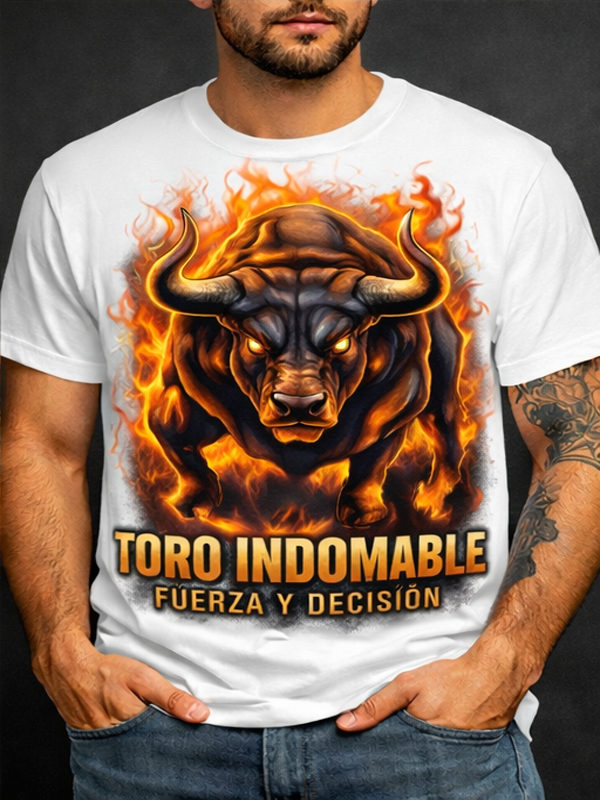 Remera Toro Indomable | Streetwear Dark Unisex