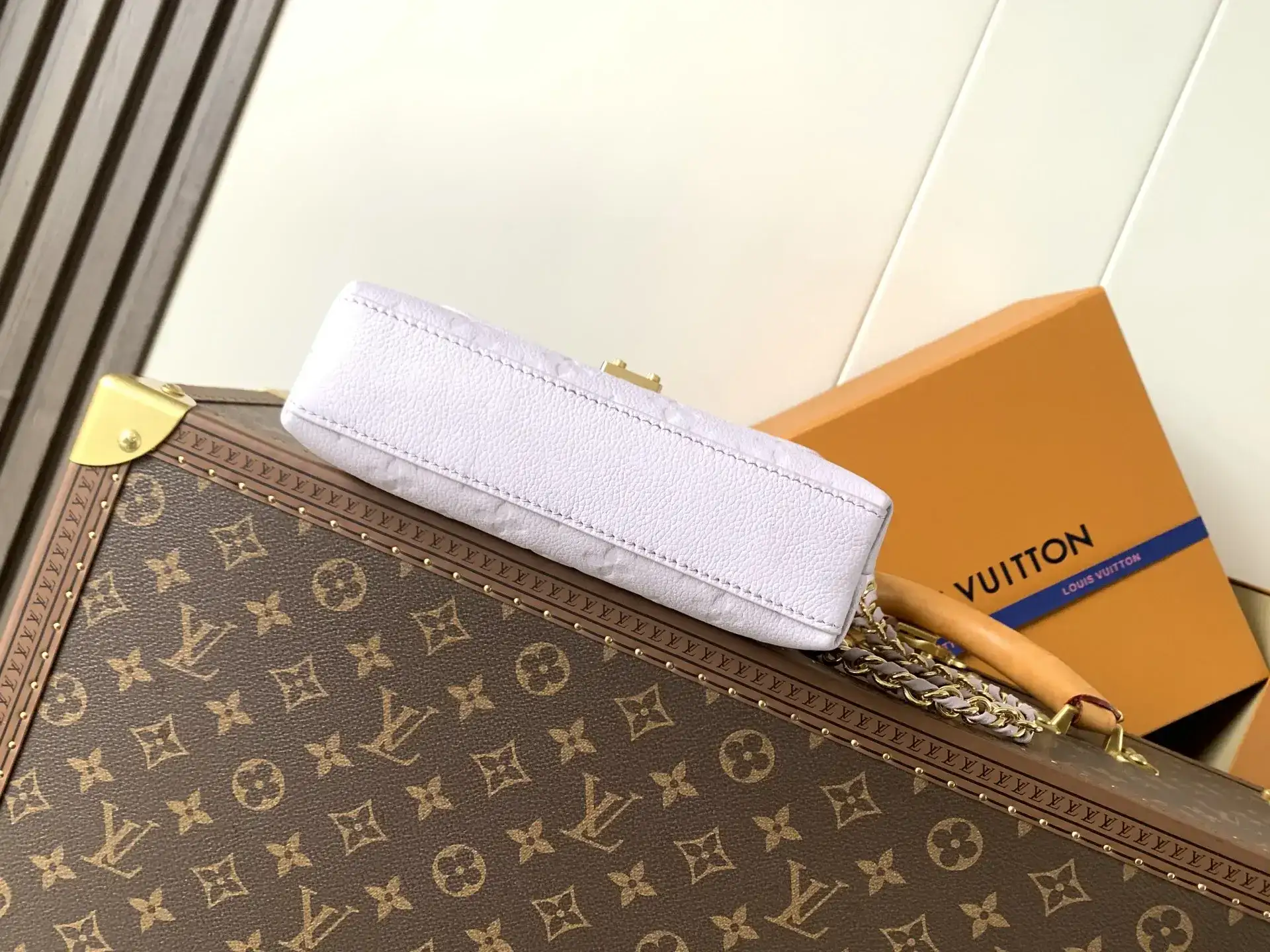 Louis Vuitton Blue Madeleine Calfskin Top Handle Bag product photo from LabelPicks
