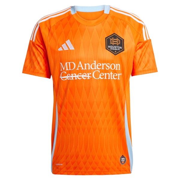Griffin Dorsey Houston Dynamo FC adidas 2025 Season 20 Replica Player Jersey - Orange