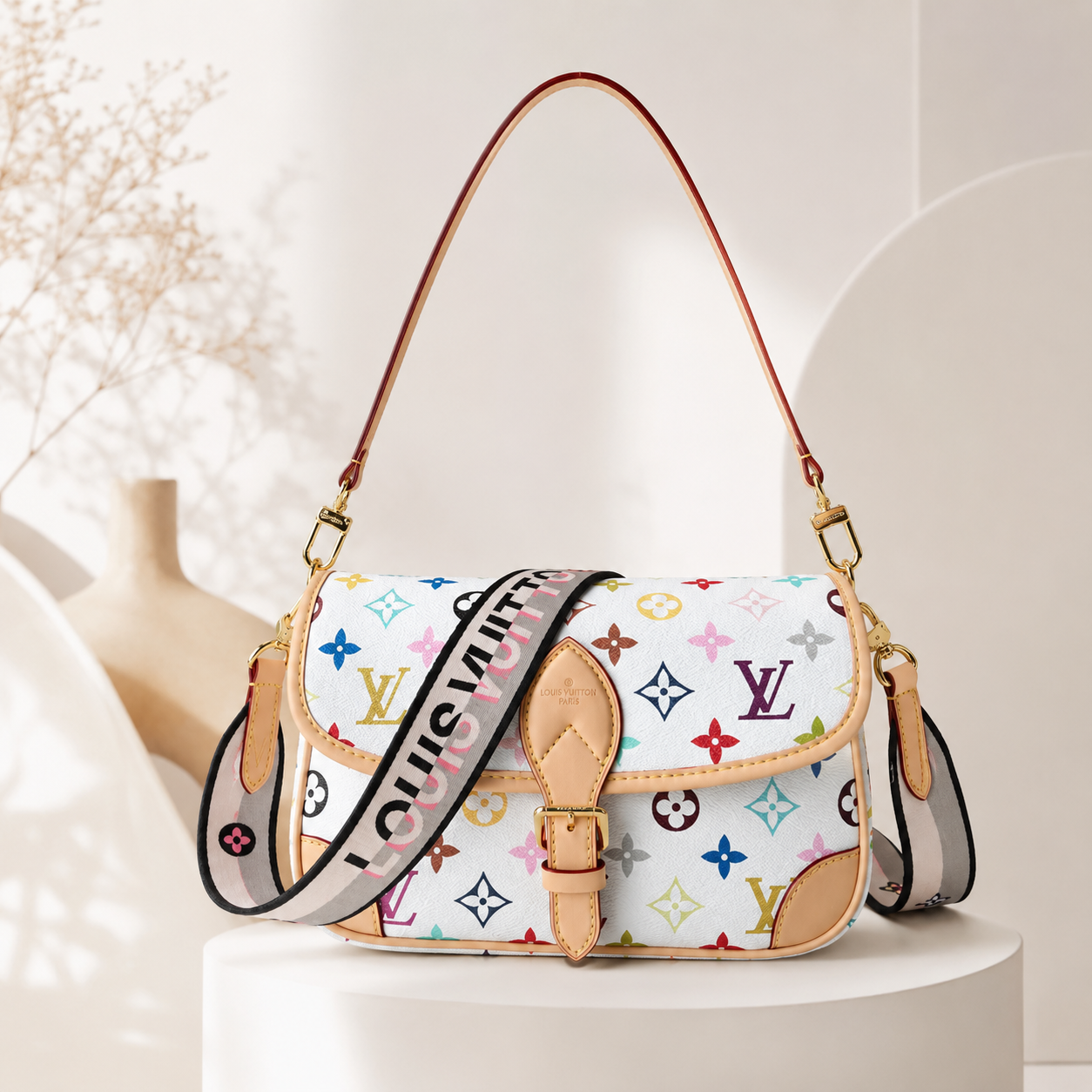 Diane PM – Bolsa Feminina Multicolorida de Luxo Modelo: M40051