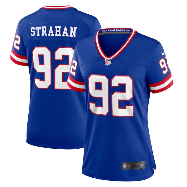 Michael Strahan New York Giants Nike Women's Classic Retired Player Game Jersey - Royal