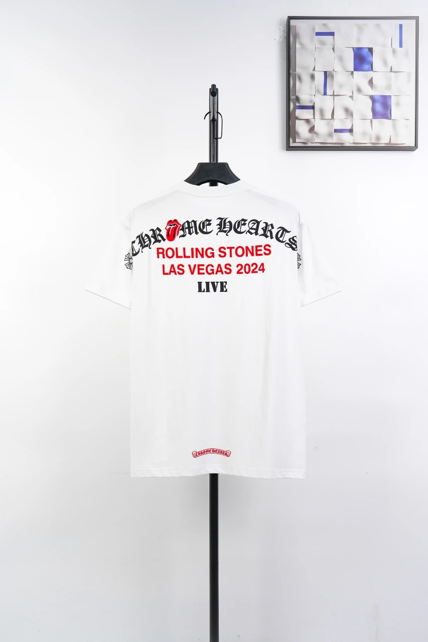 Chrome Hearts White Las Vegas Letter Graphic T-Shirt product photo from LabelPicks