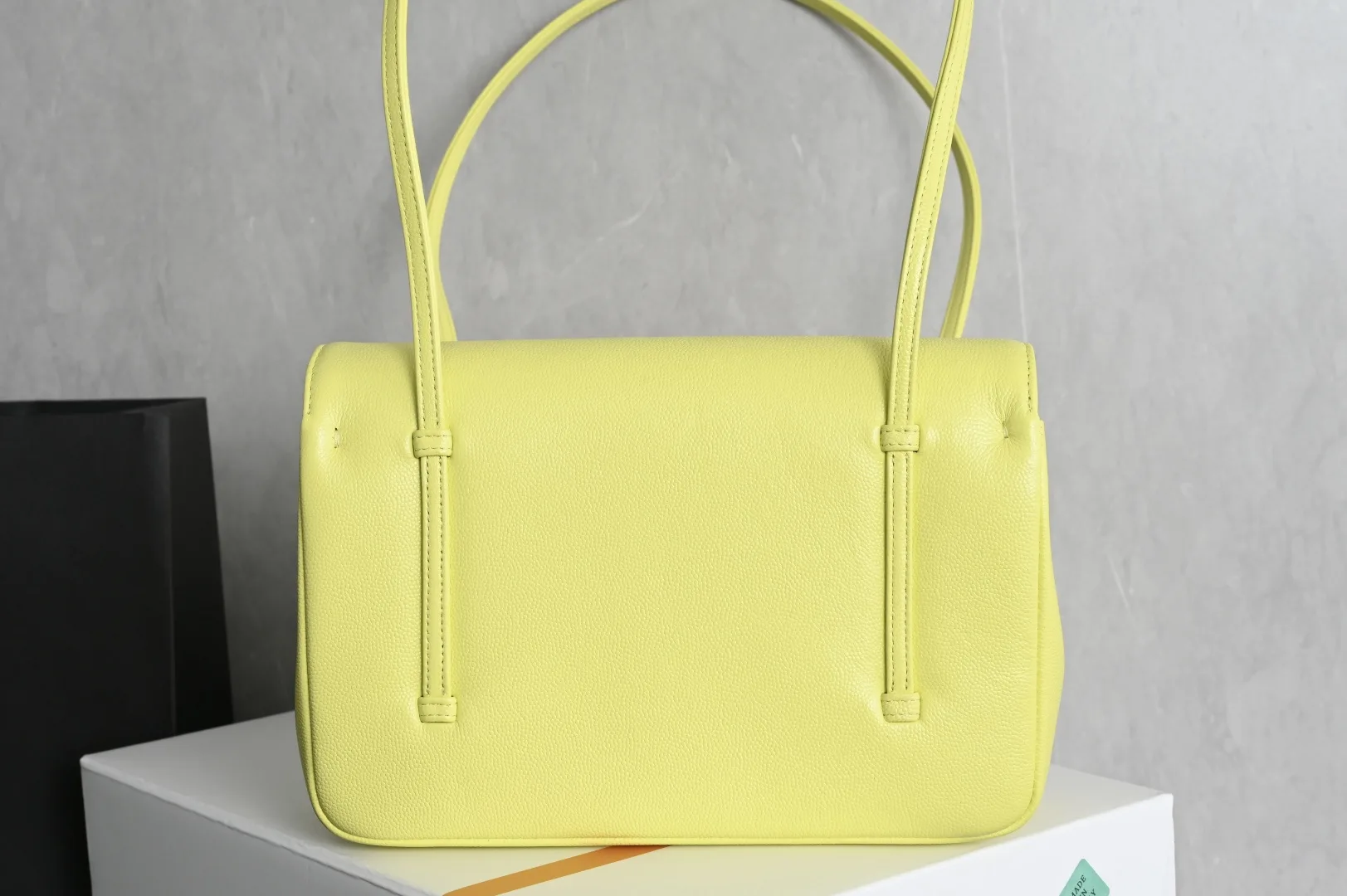 Chanel Yellow Calfskin Shoulder Bag product photo from LabelPicks