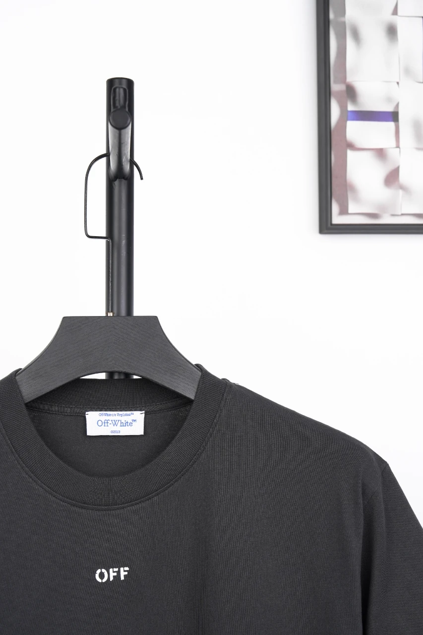 Off-White Black Washed Madonna Back Graphic T-Shirt product photo from LabelPicks