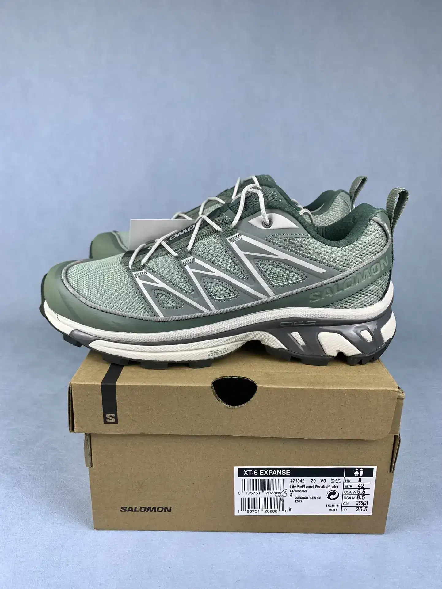 Salomon XT-6 Expanse “Lily Pad Laurel Wreath” Shoes product photo from LabelPicks