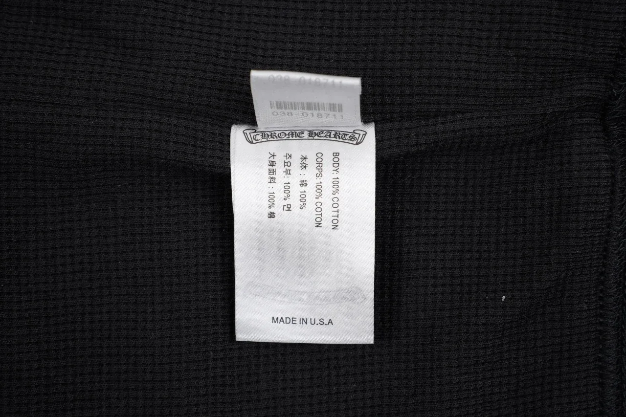 Chrome Hearts Black Double Layer Graphic Zip Hoodie product photo from LabelPicks