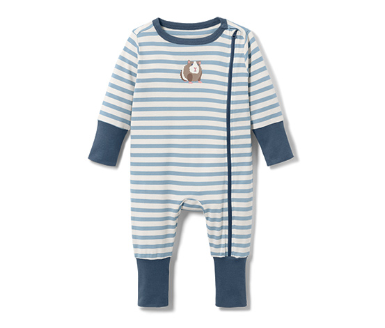 Baby-Pyjama, gestreift
