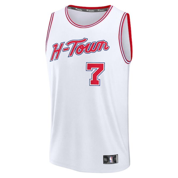 Kevin Durant Houston Rockets  Youth 2025/26 City Edition Fastbreak Jersey - White