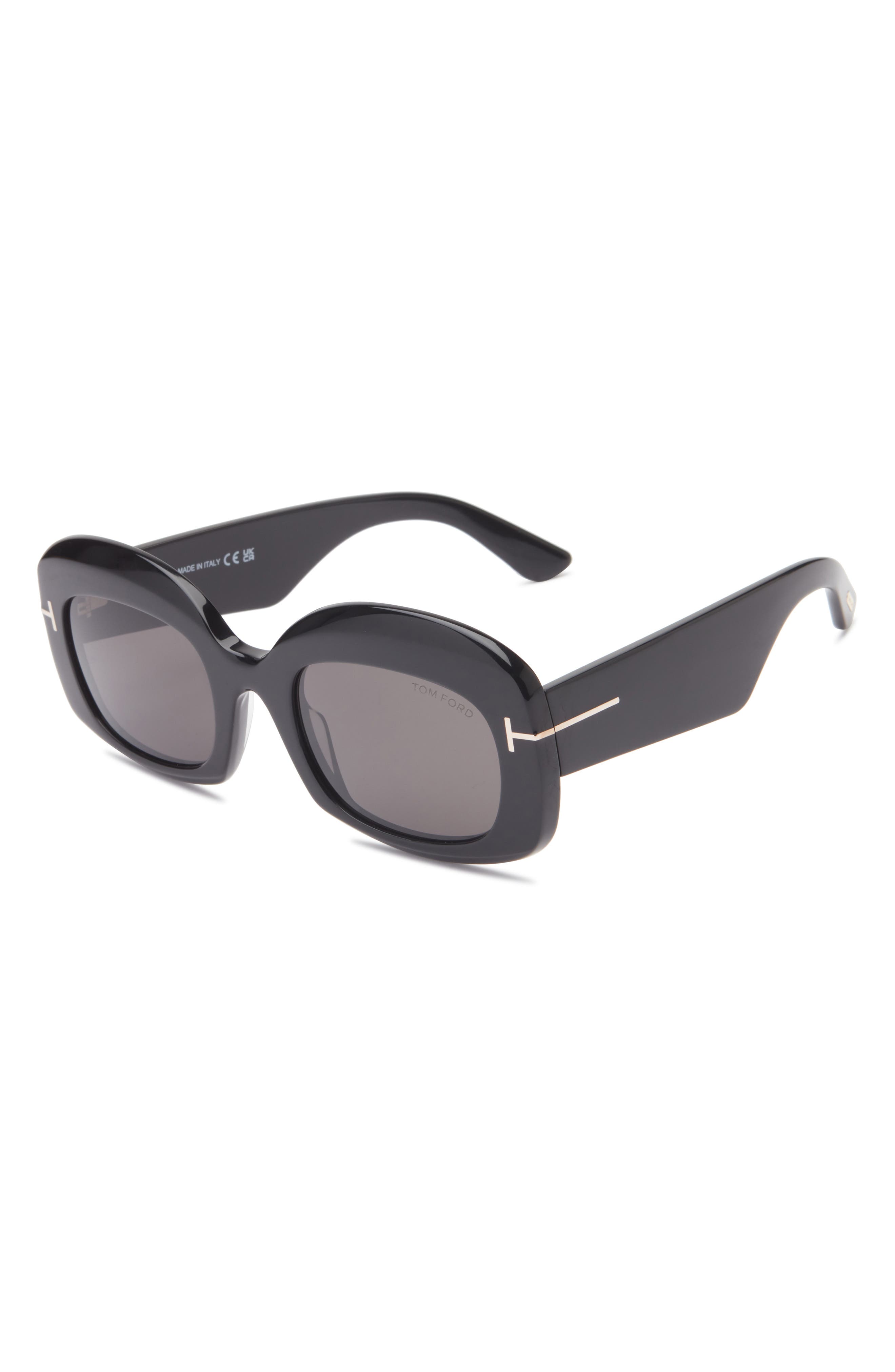 TOM FORD 53mm Square Sunglasses