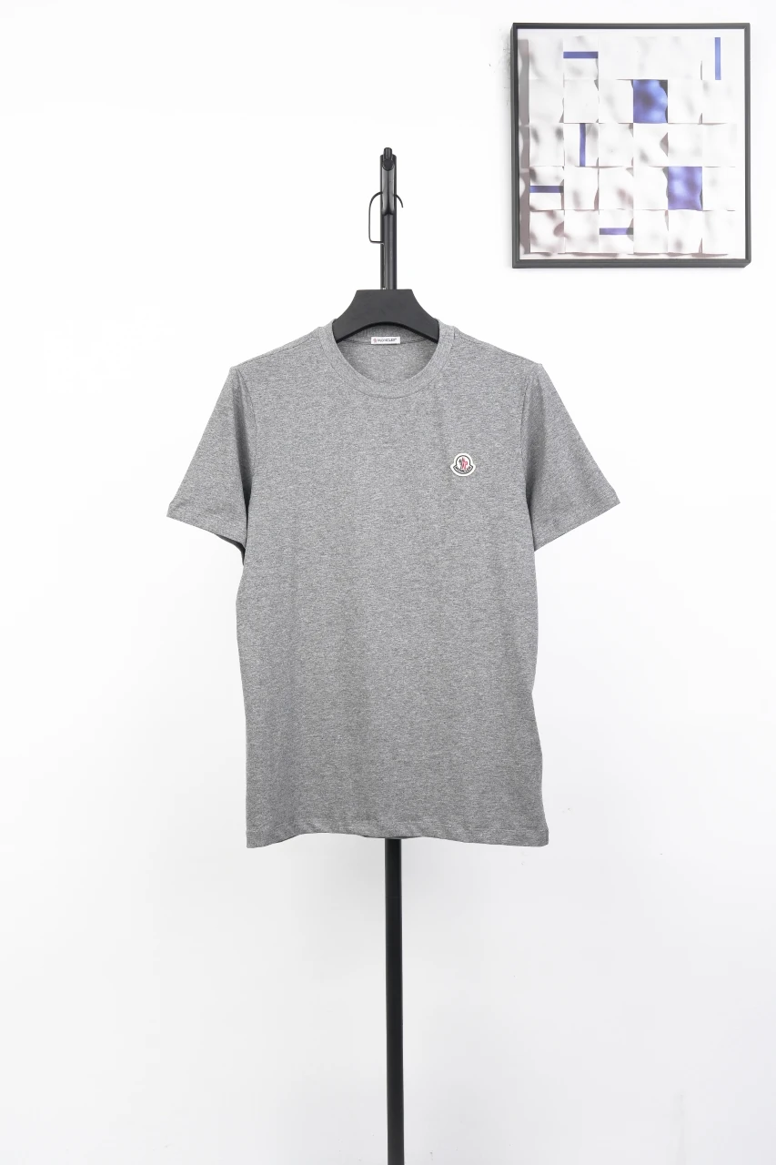 Moncler Grey Logo Crewneck T-Shirt product photo from LabelPicks