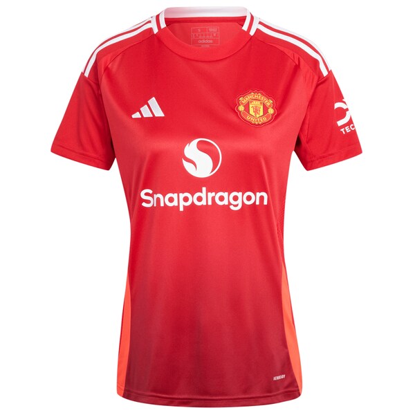 Manchester United adidas Women's 2024/25 Home Replica Jersey - Red