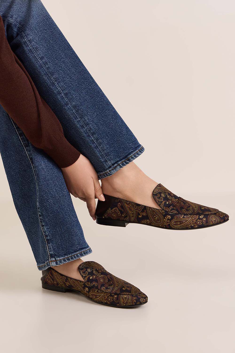 SAINT LAURENT נעלי מוקסינים