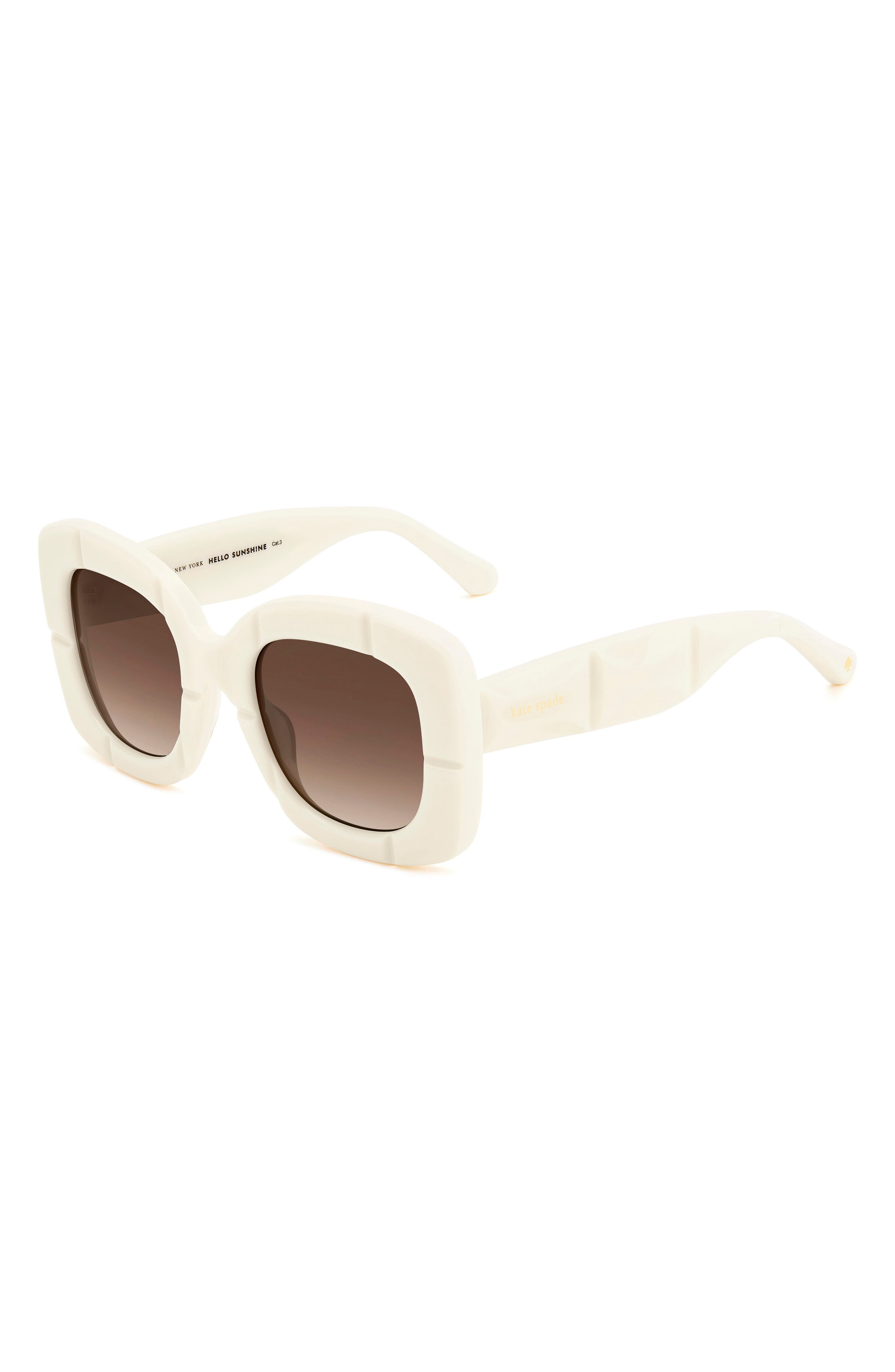 Kate Spade josey 50mm square sunglasses