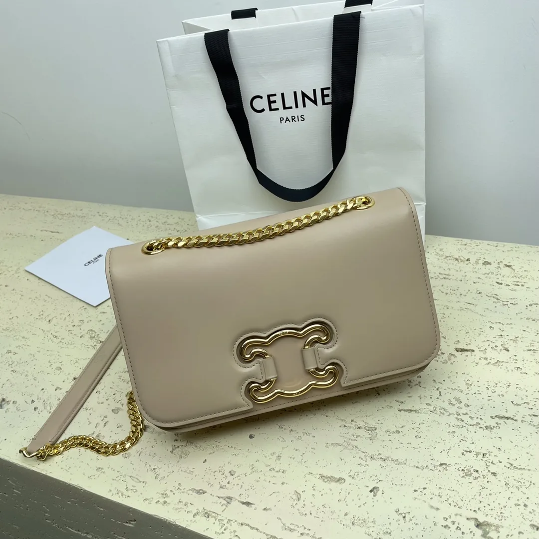 Celine Triomphe Lambskin Crossbody Bag product photo from LabelPicks