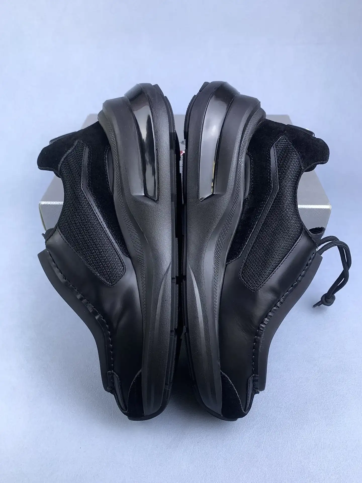Systeme leather and Re-Nylon slip-on sneakers product photo from LabelPicks