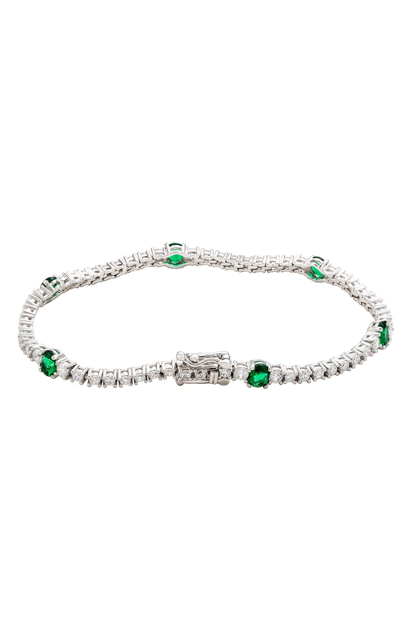 SUZY LEVIAN Cubic Zirconia Station Bracelet