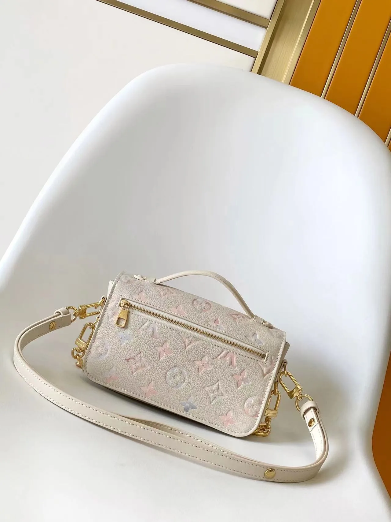 Louis Vuitton Grained Leather Pochette Shoulder Bag product photo from LabelPicks