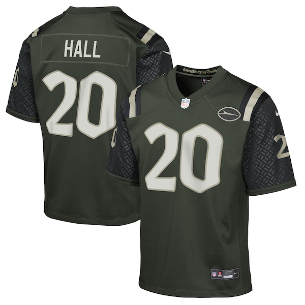 Breece Hall New York Jets Nike Youth 2025 Rivalries Collection Game Jersey - Gotham Green