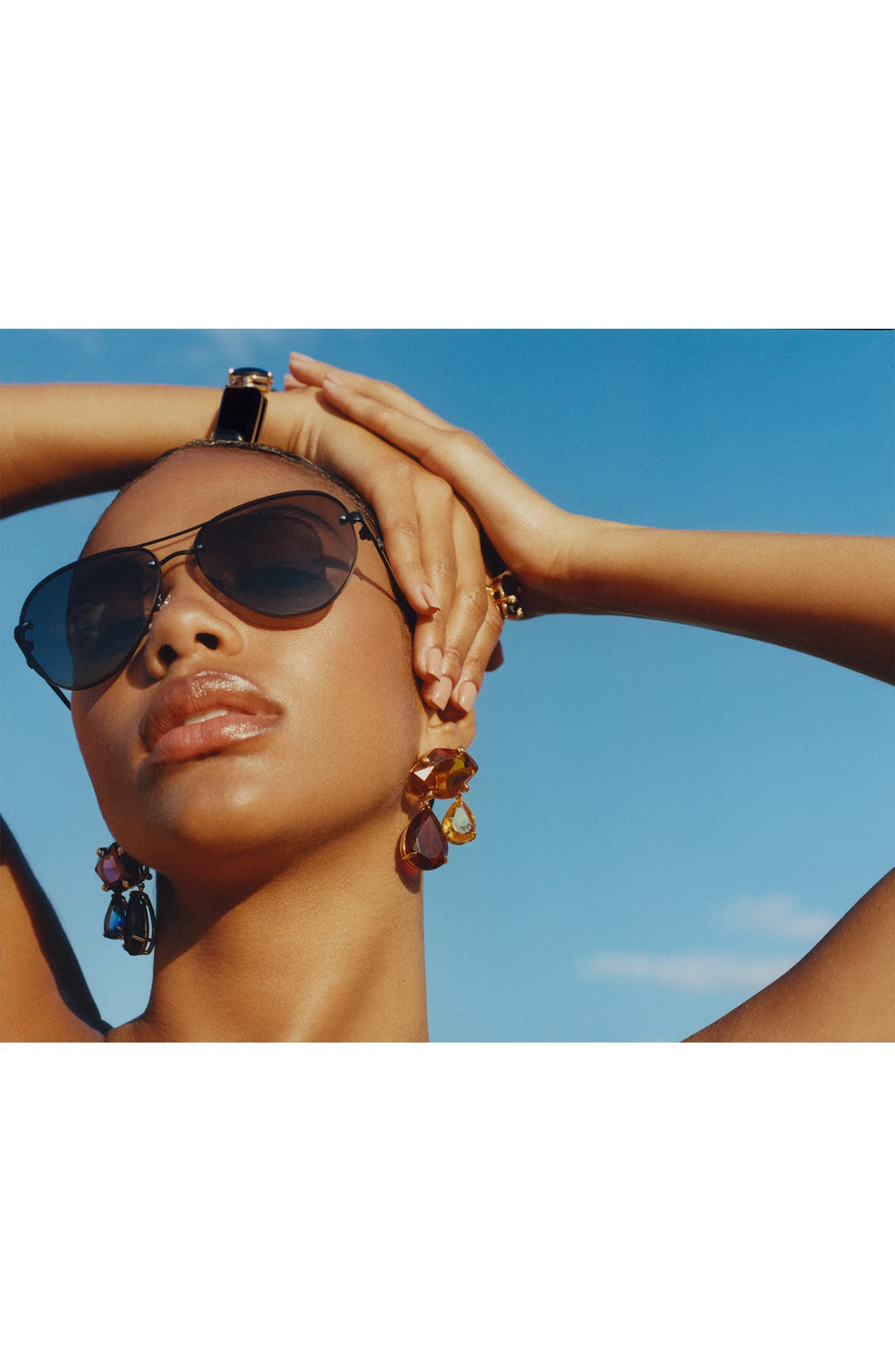 Kurt Geiger London 60mm Aviator Sunglasses