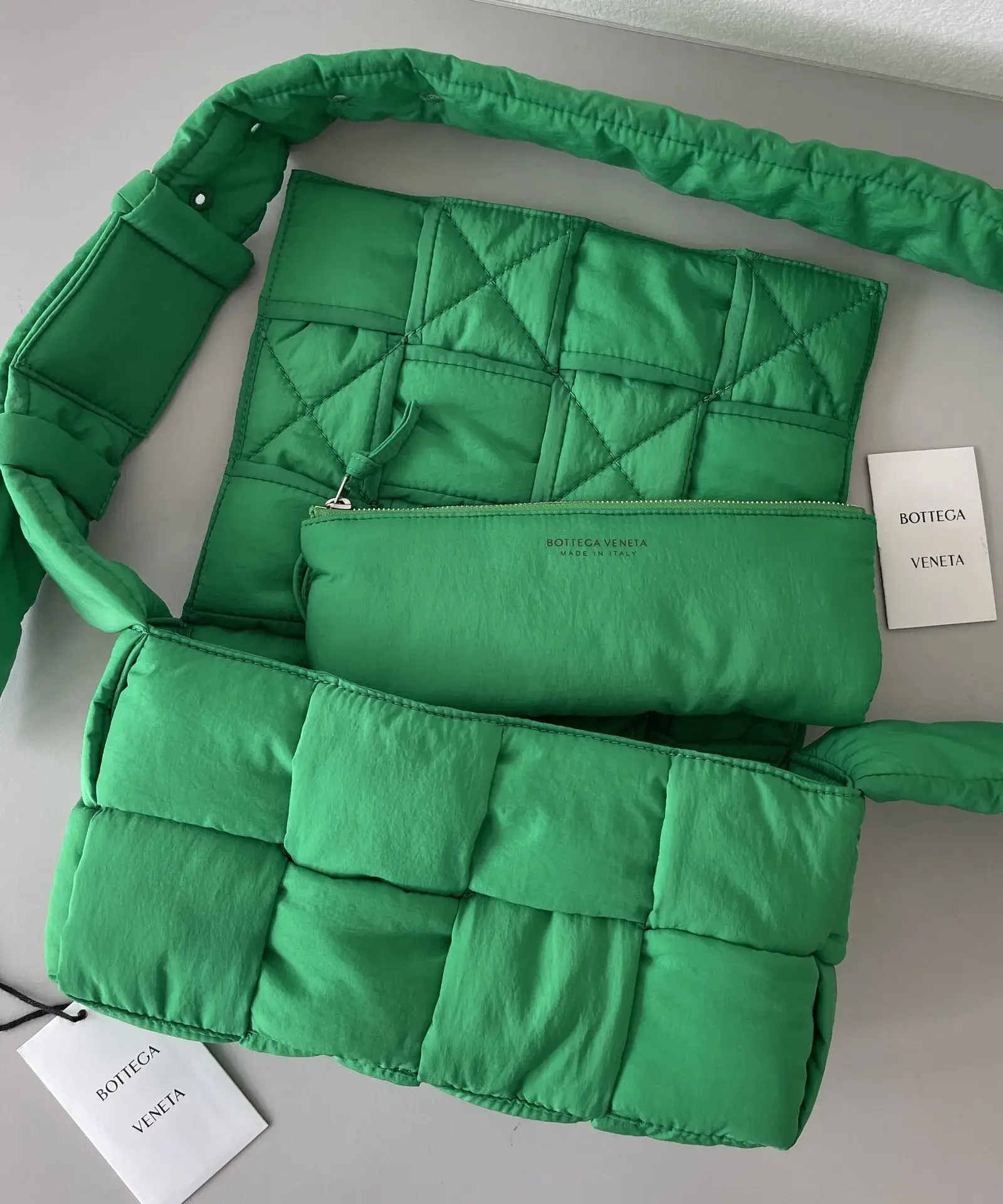 Bottega Veneta Cassette Nylon Shoulder Bag product photo from LabelPicks