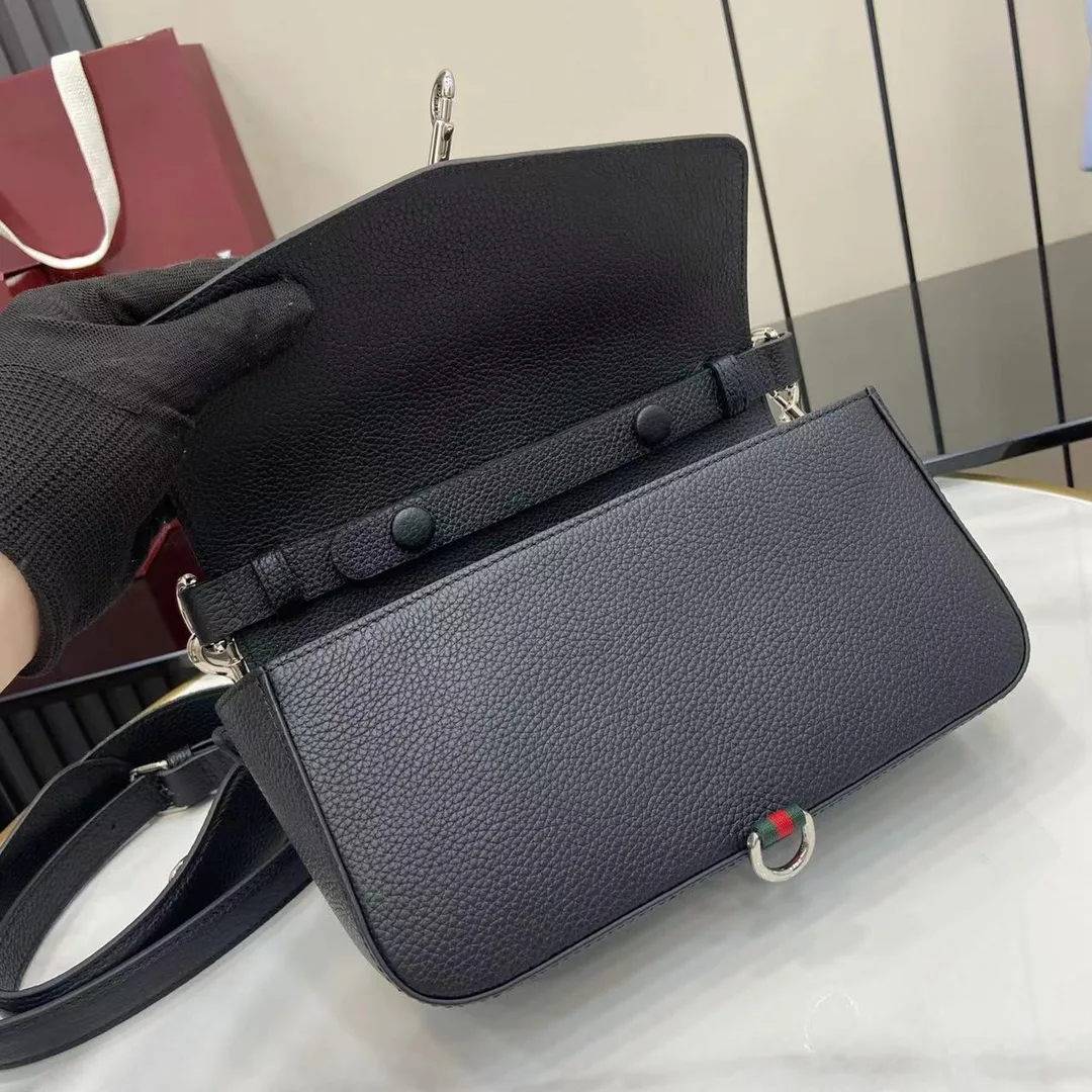 Gucci Grained Leather Crossbody Bag product photo from LabelPicks
