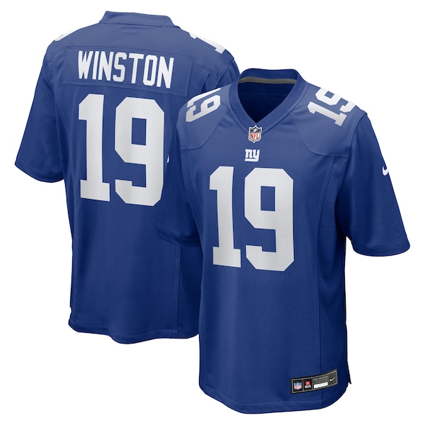 Jameis Winston New York Giants Nike Team Game Jersey -  Royal/Red