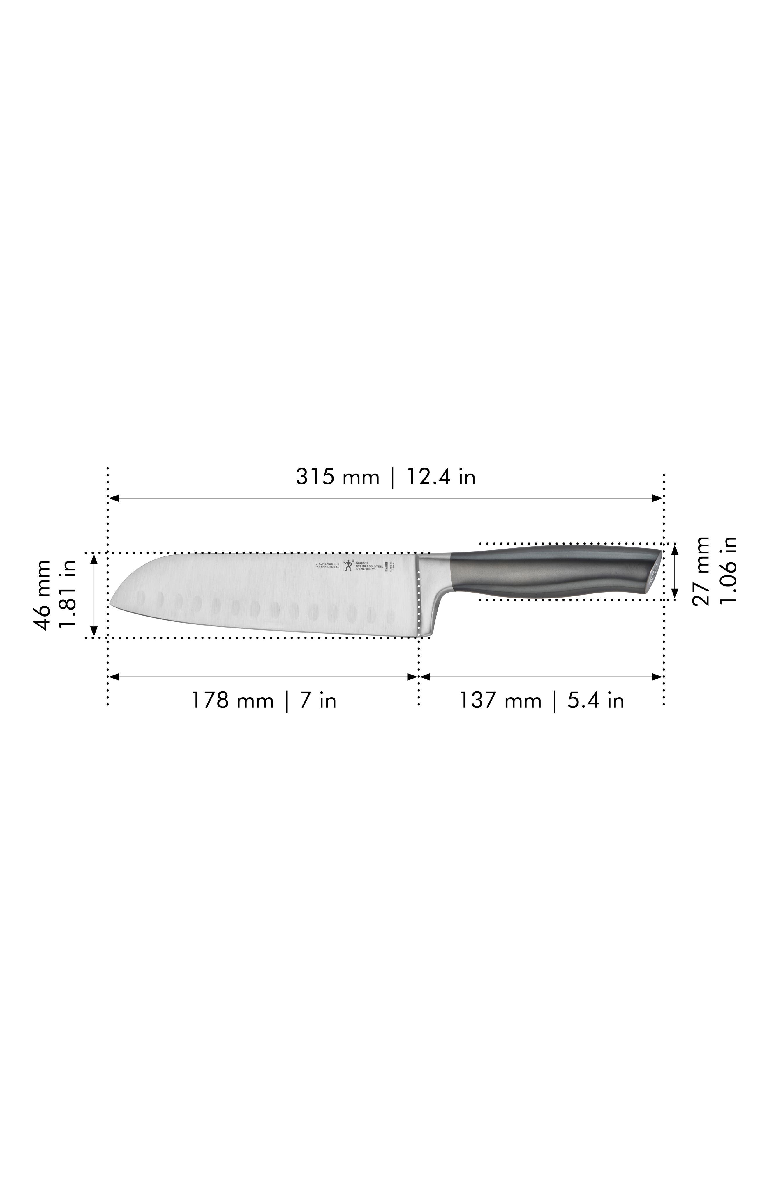HENCKELS CUTLERY Graphic 7-Inch Santoku Knife