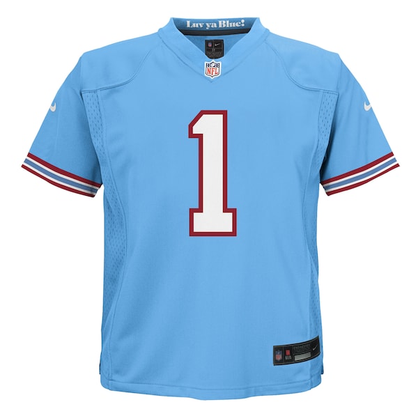 Cameron Ward Tennessee Titans Nike Preschool Alternate 2 Player Game Jersey - Light Blue