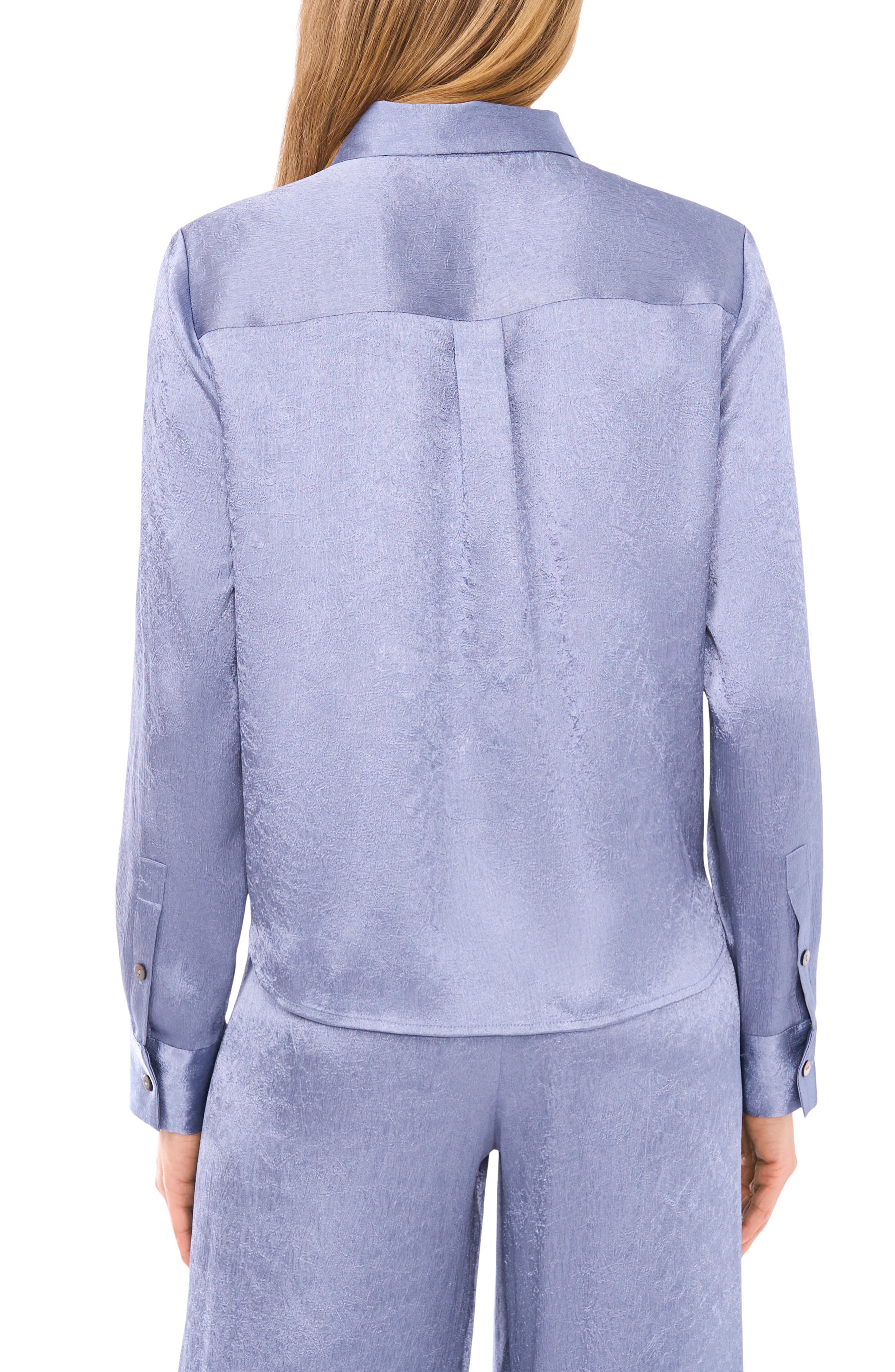 Halogen® Long Sleeve Tie Front Shirt