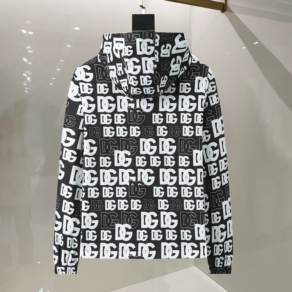 Classic Full Printed Long Sleeved Zipper Jackets
